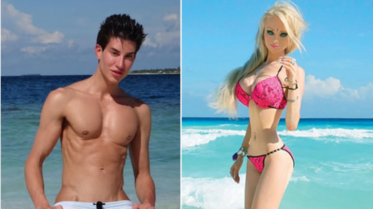 El “Ken humano” arremetió contra la “Barbie humana” y la comparó con un travesti. (Foto: Web)