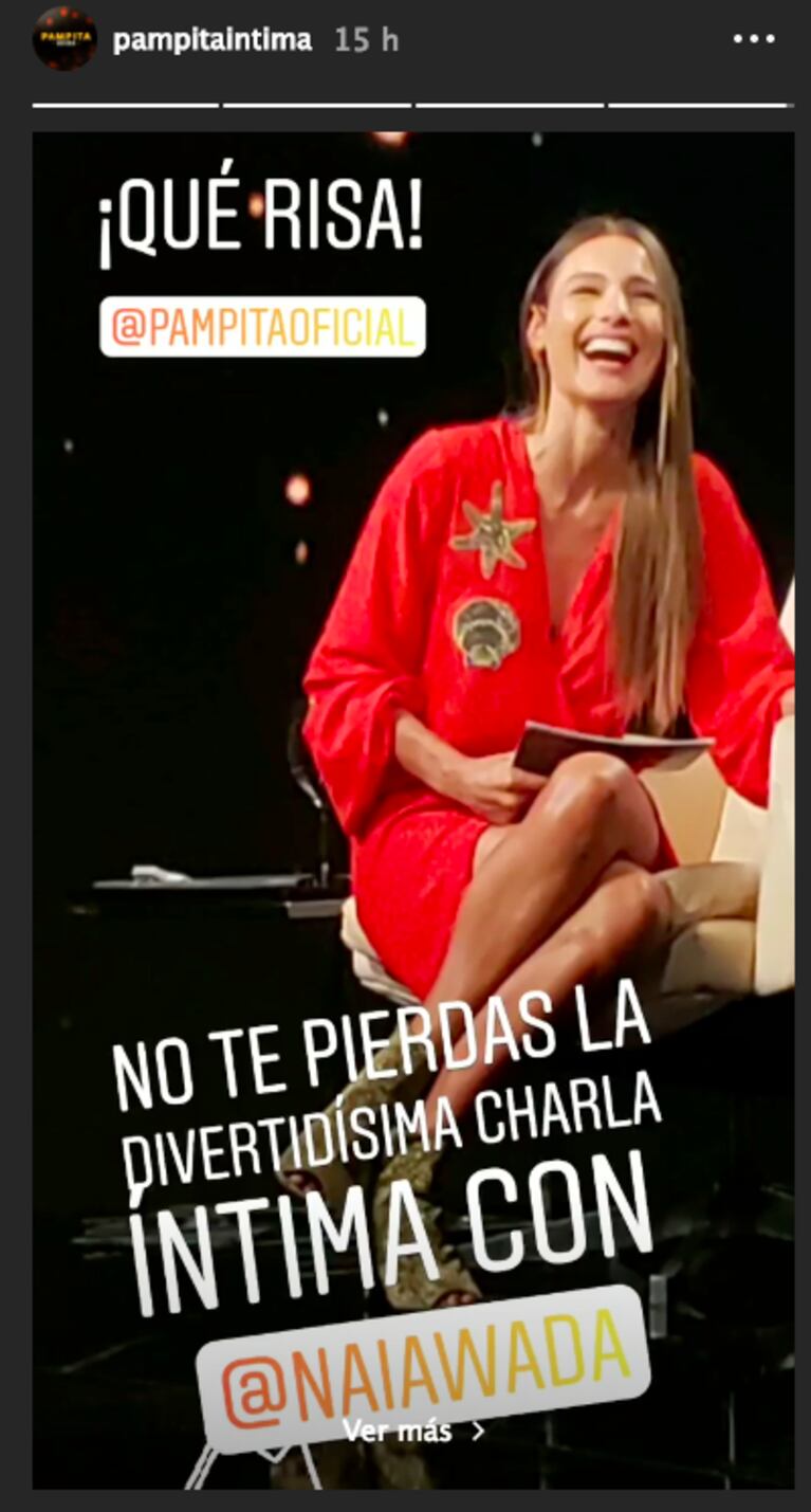 El kimono súper original que lució Pampita: ¡color rojo pasión y apliques del fondo del mar!