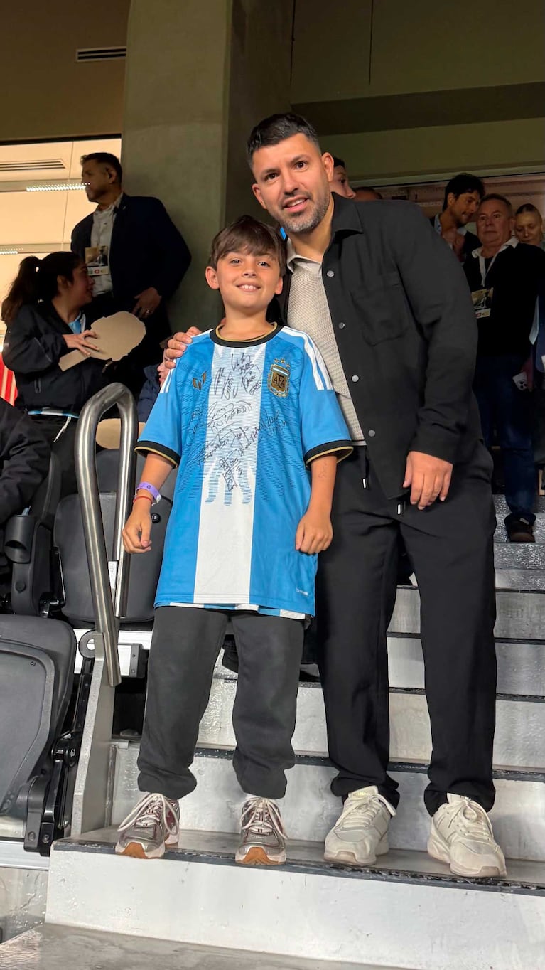 El Kün Agüero y Valentín Prada (Foto: Instagram)