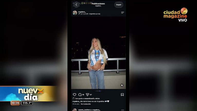 El like de Mauro Icardi a la modelo cordobesa Rocío Galera en medio de los rumores de crisis con la China Suárez (Foto: Nuevo Día).