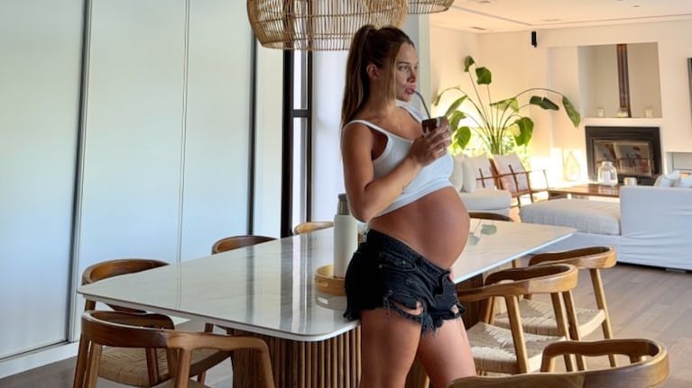 El living soñado de Cami Homs: Un espacio de elegancia natural y diseño contemporáneo. Crédito: Instagram