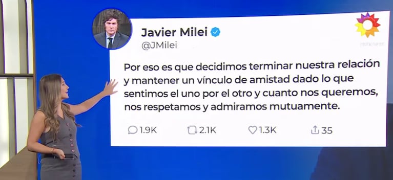 El llamativo gesto de Fátima Florez con Javier Milei tras su repentina separación