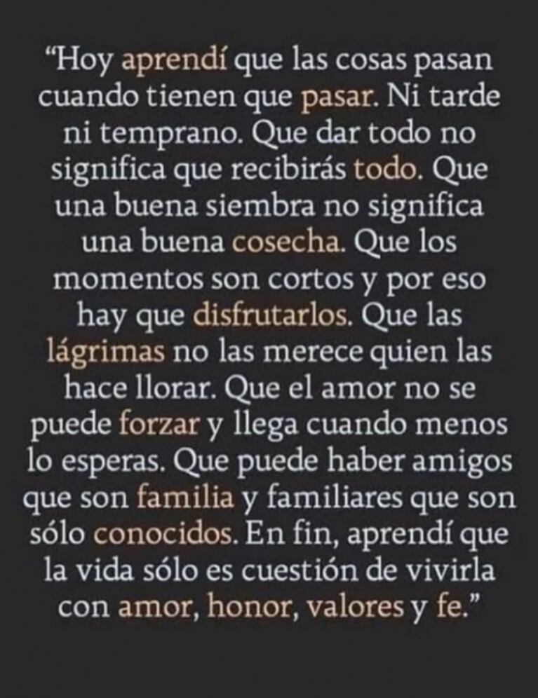 El llamativo mensaje de Barby Silenzi sobre el amor durante sus vacaciones con El Polaco