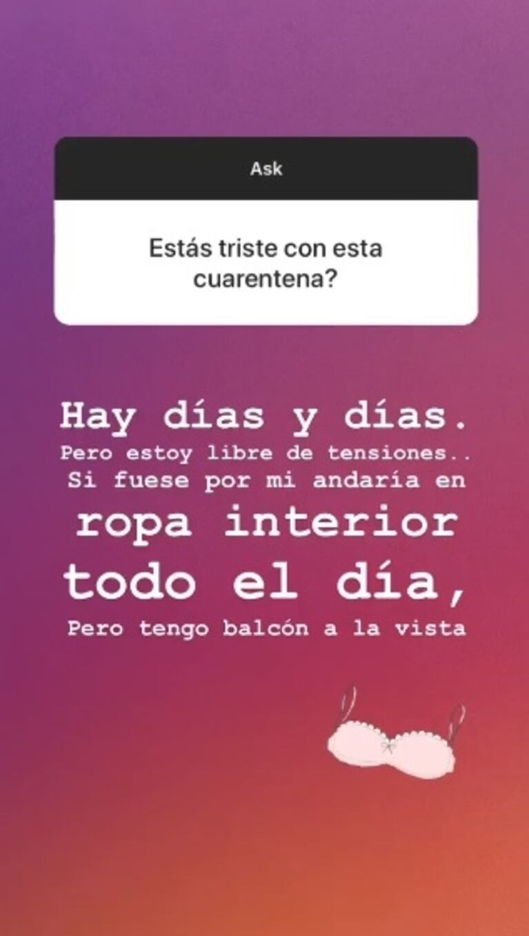 El llamativo mensaje de Laurita Fernández en medio de los rumores de crisis con Cabré: "No sé si ahora quiero ver algo tan romántico"