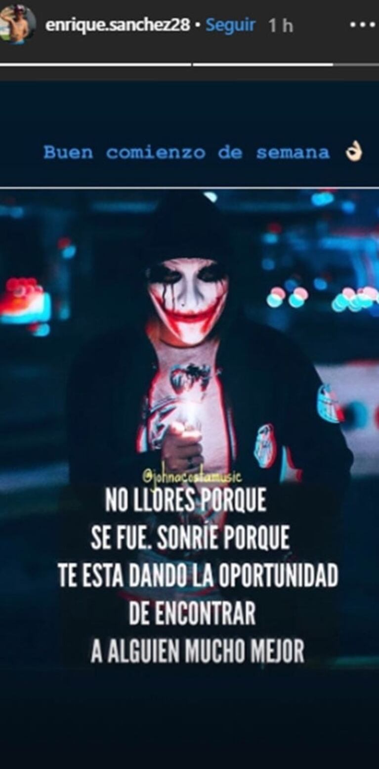 El llamativo posteo de Enrique Sánchez, el nuevo amigovio de More Rial: ¿mensaje para quién?