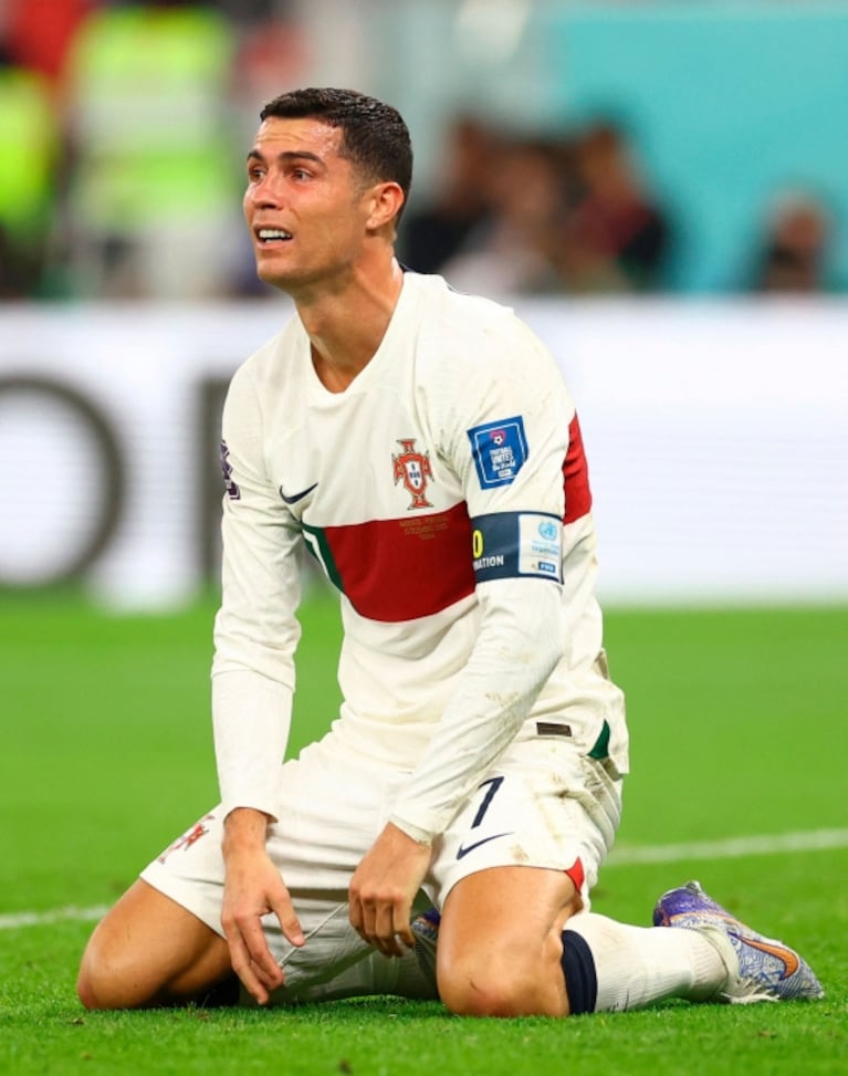 El llanto desconsolado de Cristiano Ronaldo por la eliminación de Portugal del Mundial 