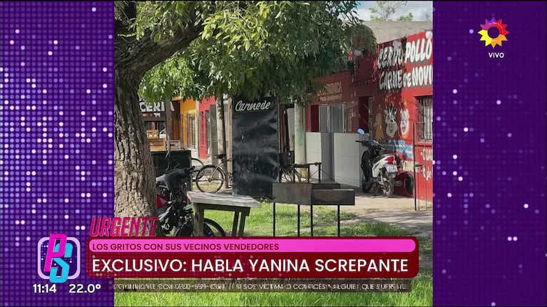 El local de al lado de la casa de la mamá de Yanina Screpante.