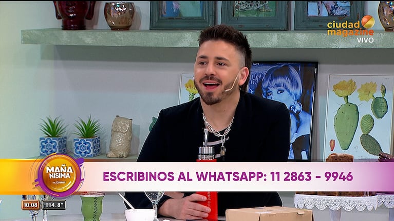 El locutor de Mañanísima descolocó a Pampito al leer en vivo una íntima pregunta: “¿Tenés novia o novio?”