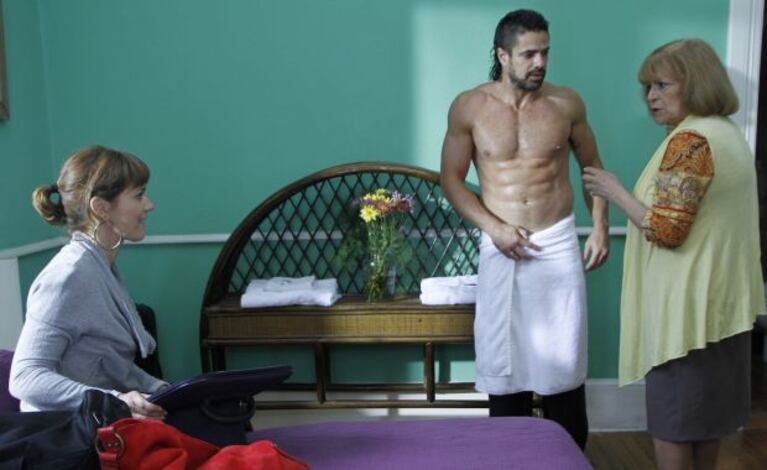 El "lomazo" de Luciano Castro (Foto: prensa El Trece).
