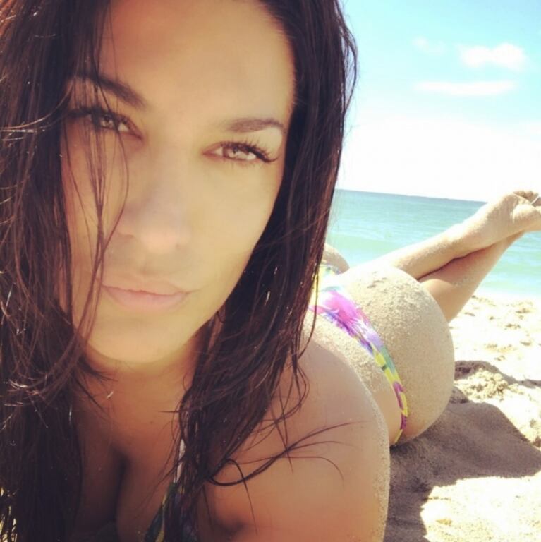 El lomazo de Silvina Escudero durante sus vacaciones en Miami: "Último día"