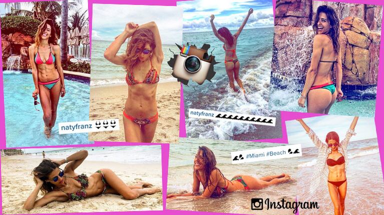 El lomazo y los abdominales de acero de Naty Franzoni. (Foto: Instagram)
