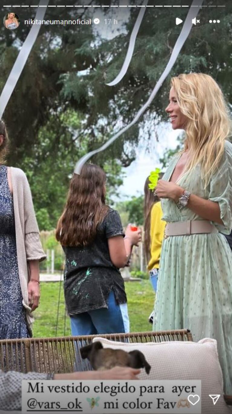 El look campestre súper chic de Nicole Neumann para la fiesta de 15 de su hija Indiana Cubero: las fotos