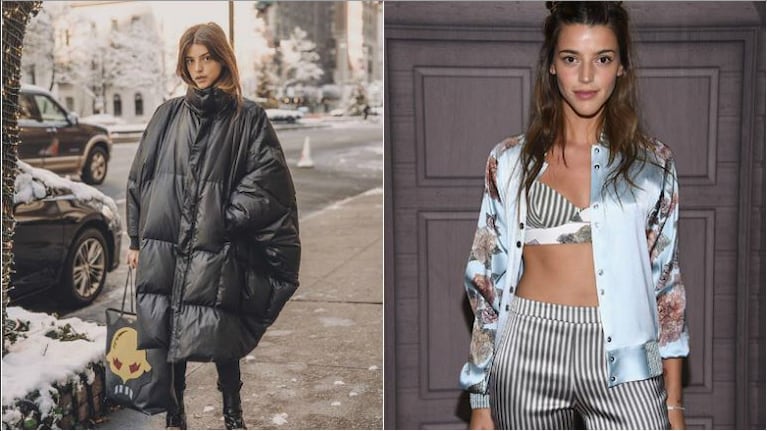 El look de Calu Rivero con una campera súper XL en Nueva York que dividió las aguas