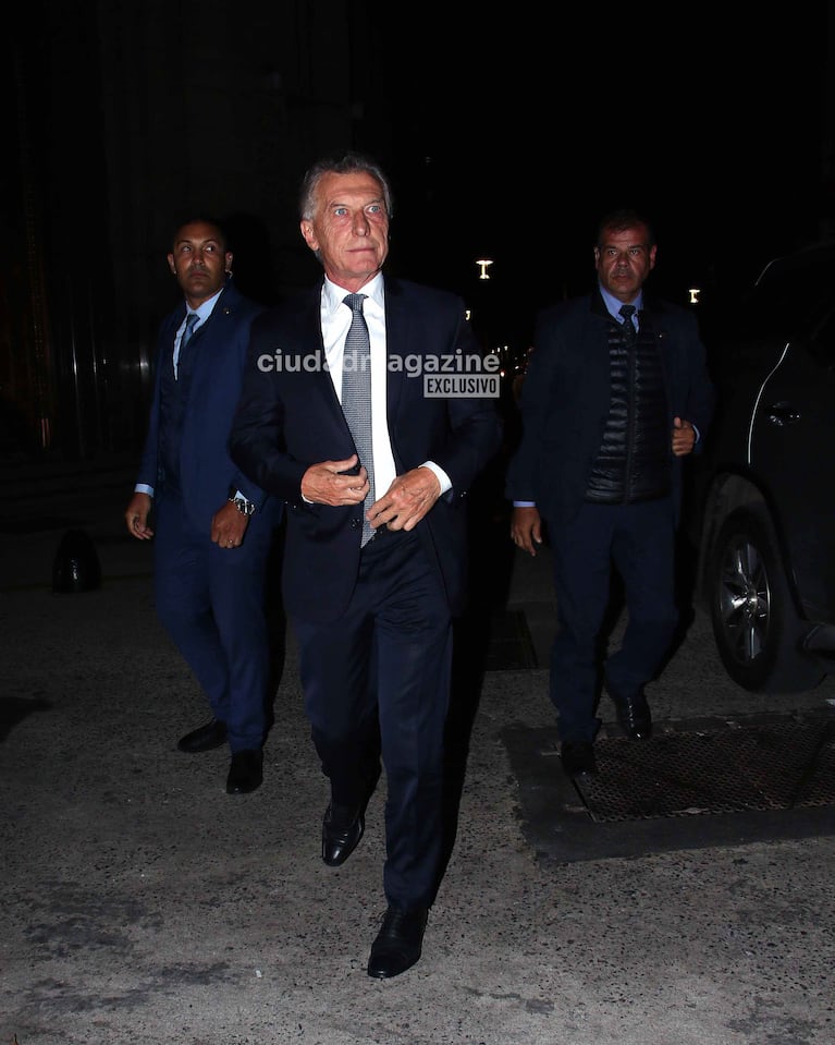 El look de Mauricio Macri en la gala de una revista (Foto: Movilpress).