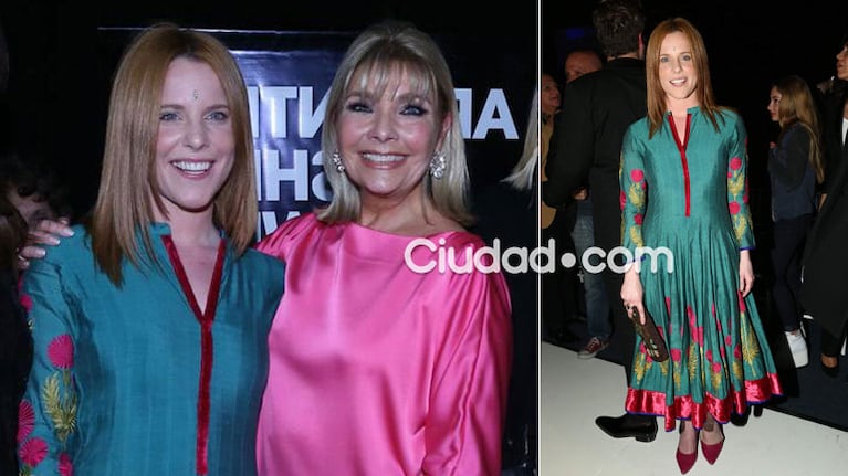 El look de zen de Agustina Kämpfer: vestido hindú y tercer ojo en la frente