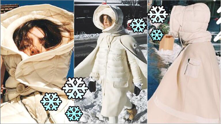 El look invernal de Calu Rivero en medio de la ola polar en Nueva York (Fotos: Instagram)