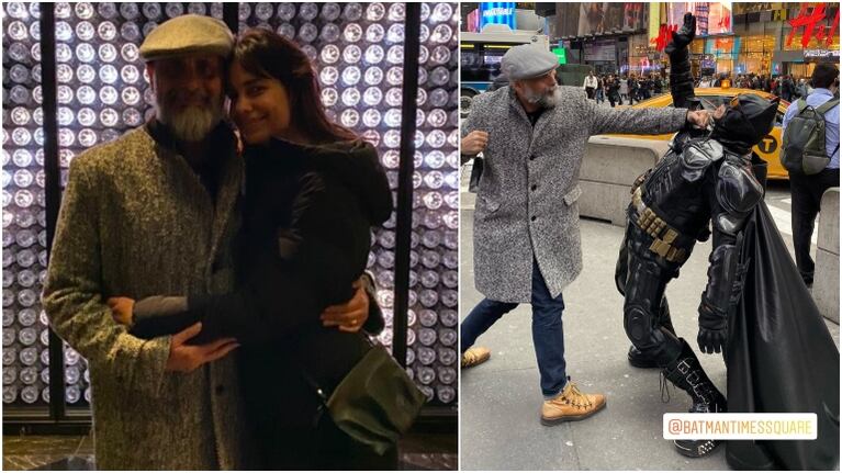 El look new yorker de Jorge Rial en su romántico viaje con Romina Pereiro