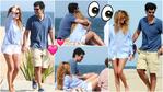 El look relajado de Isabel Macedo y Juan Manuel Urtubey en Punta del Este (Fotos: GM Press)