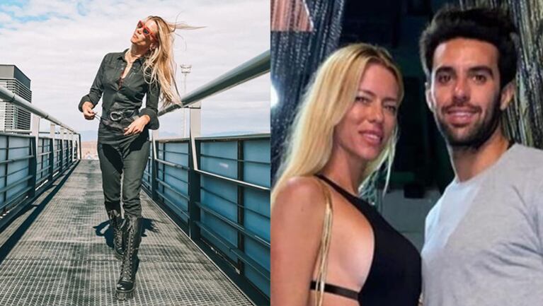 El look súper canchero de Nicole Neumann para ir a ver a José Manuel Urcera al TC.