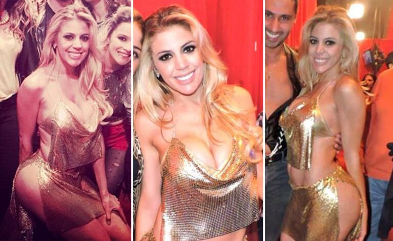 El look súper sexy de Virginia Gallardo en ShowMatch. (Foto: Instagram)