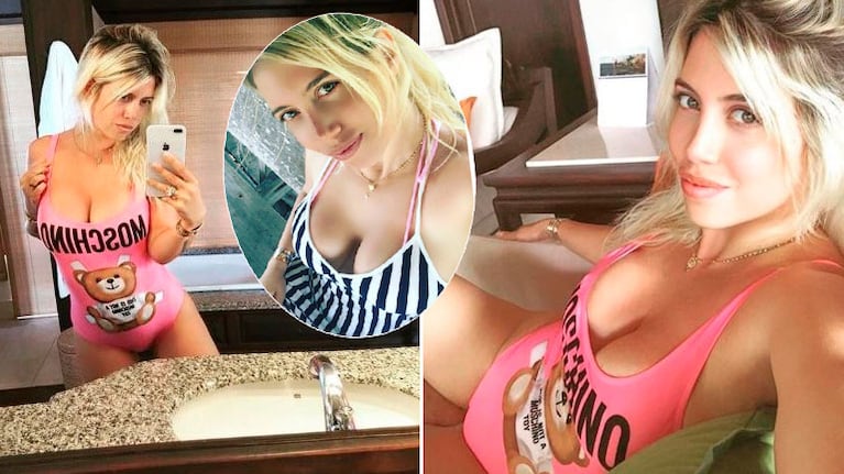 El look veraniego sexy de Wanda Nara durante sus vacaciones en África