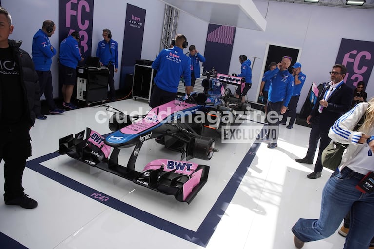 El Lotus E20 que manejó Franco Colapinto en Buenos Aires (Foto: RS Fotos)