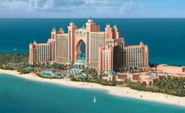 El lujoso complejo de Dubai en el que vive Diego Maradona. (Foto: www.palmjumeirah.ae).