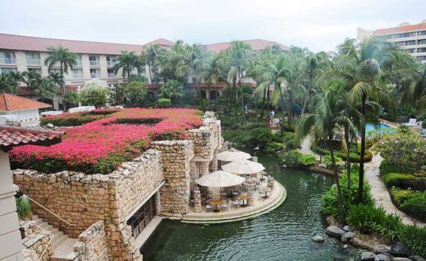 El lujoso hotel que eligieron Jorge Rial y La Niña Loly para sus vacaciones. (Foto: Web)