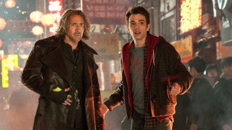 El mago Balthazar Blake y su aprendiz Dave Stutler en la ficción.