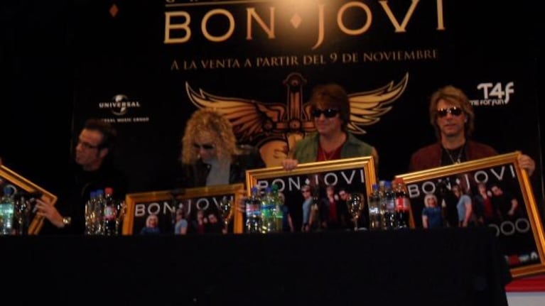 El mal humor de Jon Bon Jovi en su visita a la Argentina