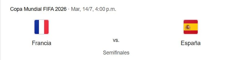 El martes 14 de julio Francia vs. España disputarán por un lugar en la final del Mundial 2026 en el AT&T Stadium, conocido como Estadio de Dallas, ubicado en Arlington, Texas (Foto: Google).