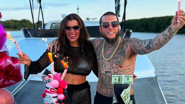 El mediático y Charlotte pasaron un día a puro lujo / Foto Instagram @alexcaniggia