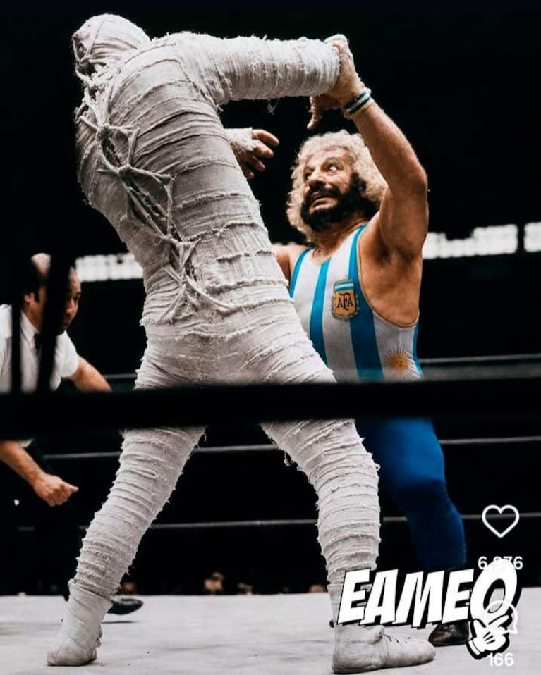 El meme de Argentina vs Egipto en honor a Martín Karadagian (Foto: Instagram @eameo)