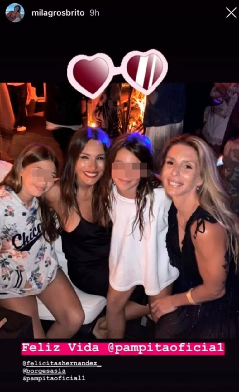 El mensaje buena onda de la exmujer de Roberto García Moritán a Pampita por su cumple: "Feliz vida"