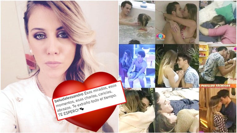 El mensaje de amor de Belén a Matías P. en Instagram (Fotos: Instagram)