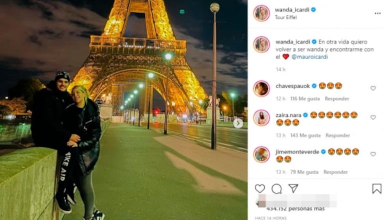 El mensaje de amor de Wanda Nara a Mauro Icardi, a un día de que Maxi López le pidiera casamiento a su novia: "En otra vida quiero encontrarme con él"