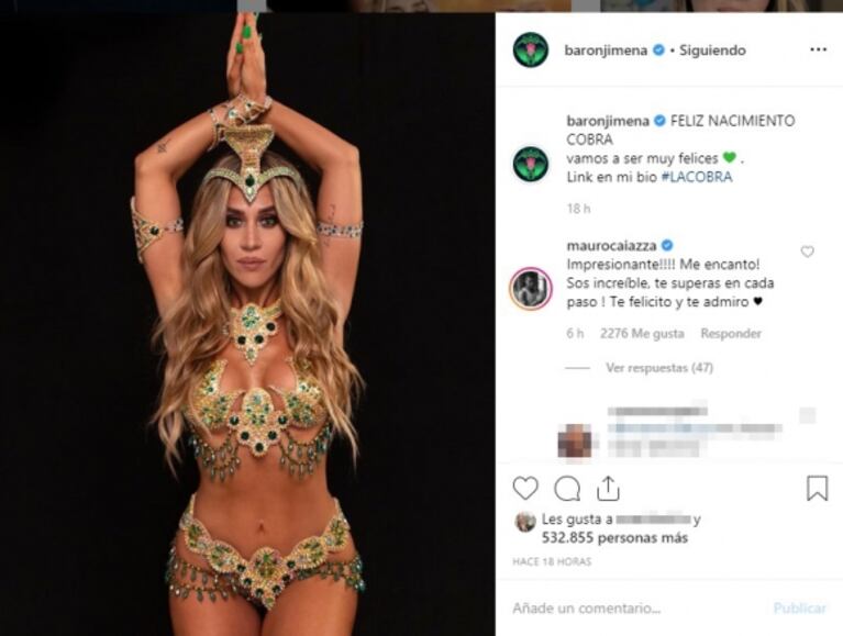 El mensaje de Caiazza a Jimena Barón, tras los rumores de distanciamiento: "Te superás en cada paso, sos increíble"