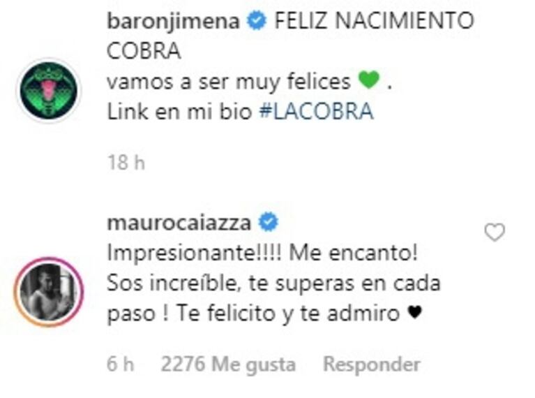 El mensaje de Caiazza a Jimena Barón, tras los rumores de distanciamiento: "Te superás en cada paso, sos increíble"