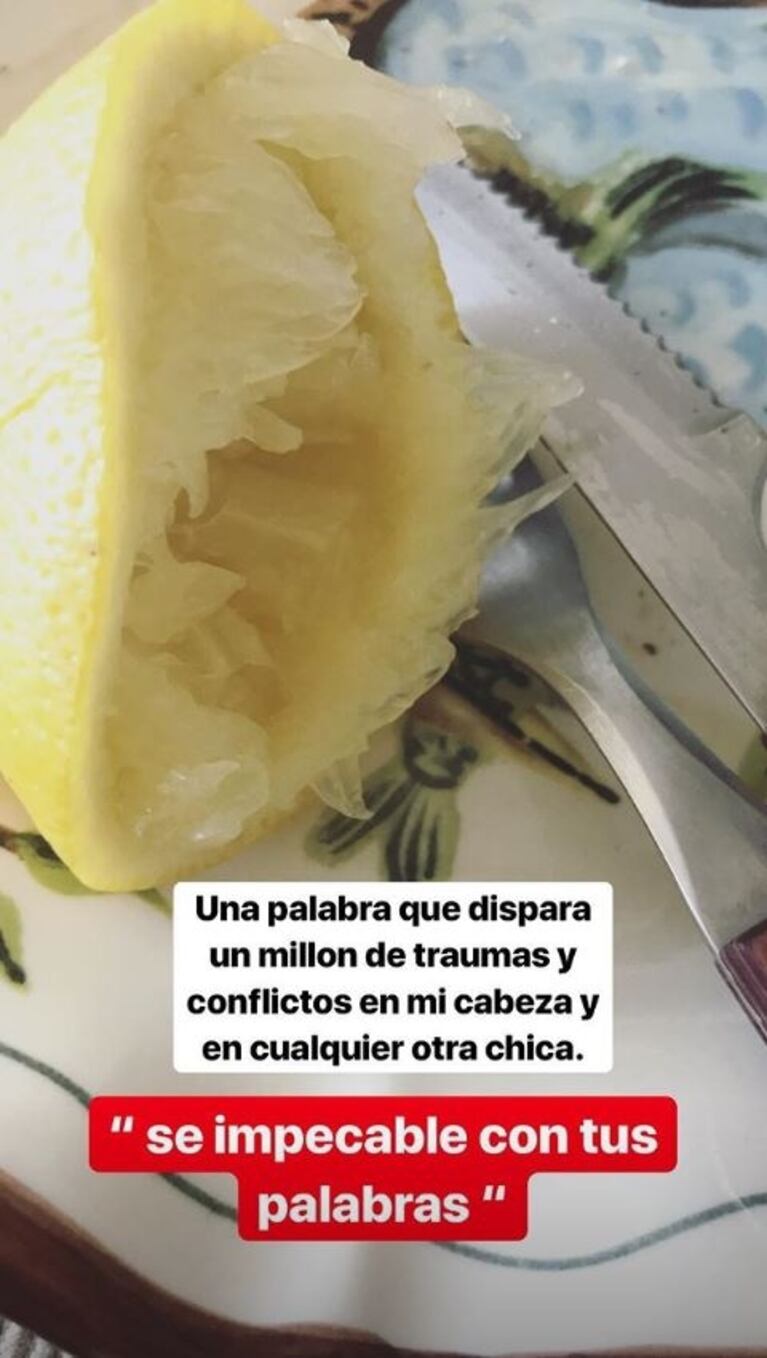 El mensaje de Cande Tinelli, luego de que le dijeran que estaba "más gorda": "Una palabra que dispara un millón de traumas"