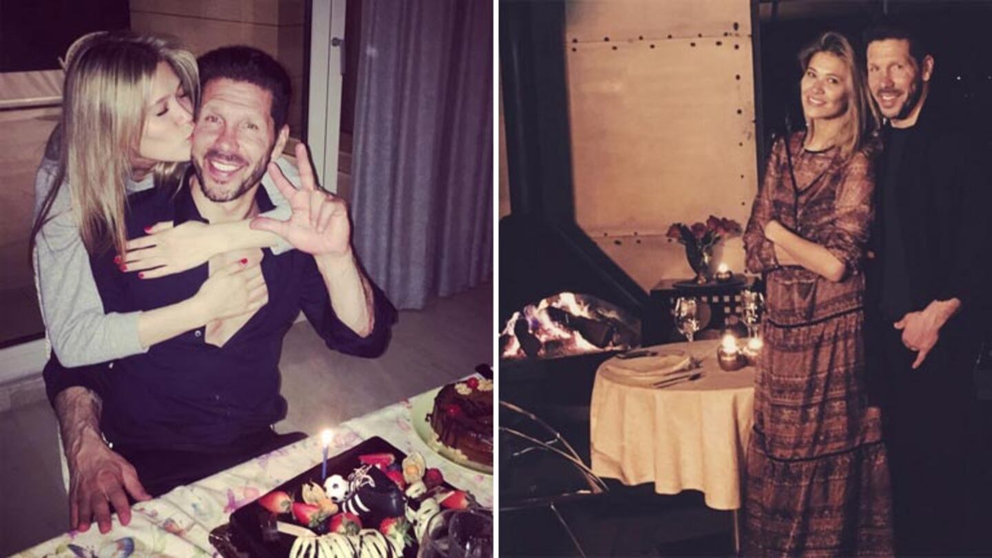 El mensaje de Carla Pereyra al Cholo Simeone por su cumpleaños. Foto: Web