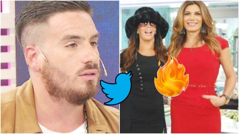 El mensaje de Federico Bal en Twitter tras el cruce de Moria Casán con Flor de la Ve en Twitter (Fotos: Web)
