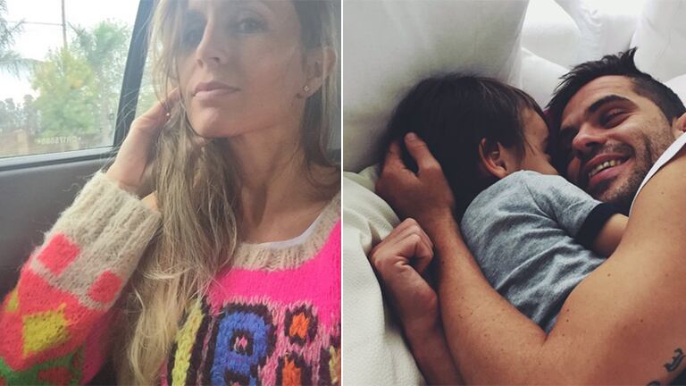 El mensaje de Gisela Dulko para Fernando Gago tras su lesión en el Superclásico. Fotos: Instagram.