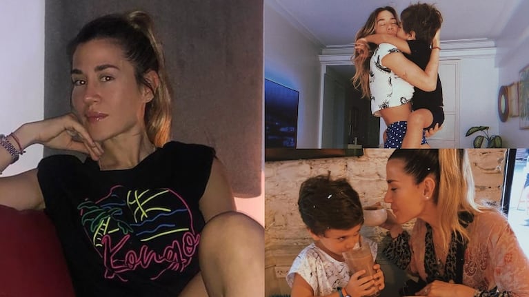 El mensaje de Jimena Barón a las madres solas que pasan cuarentena con sus hijos: Las abrazo y las admiro