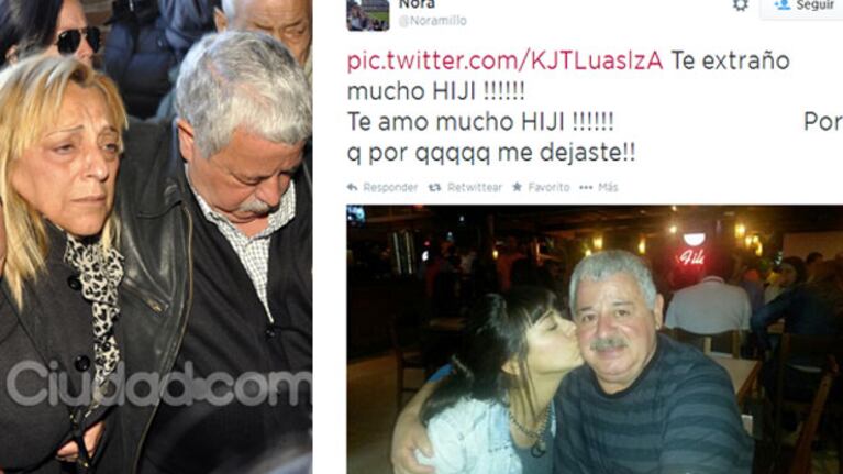 El mensaje de la mujer de Tití Fernández: "Te extraño hiji, ¡¿por qué me dejaste?!"