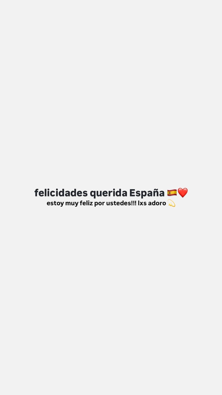 El mensaje de Laura Esquivel a España. Captura Instagram laura_esquivel