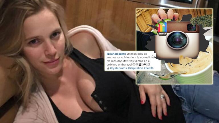 El mensaje de Luisana Lopilato, a poco de dar a luz: "Últimos días de embarazo, ¡no más donuts!"