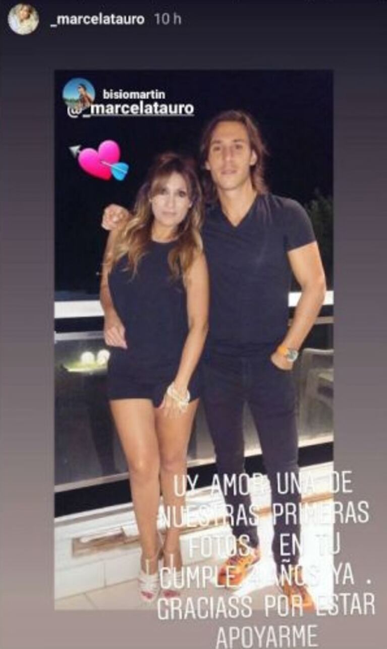 El mensaje de Marcela Tauro a su novio, tras su salida de Intrusos: "Gracias por estar y apoyarme"