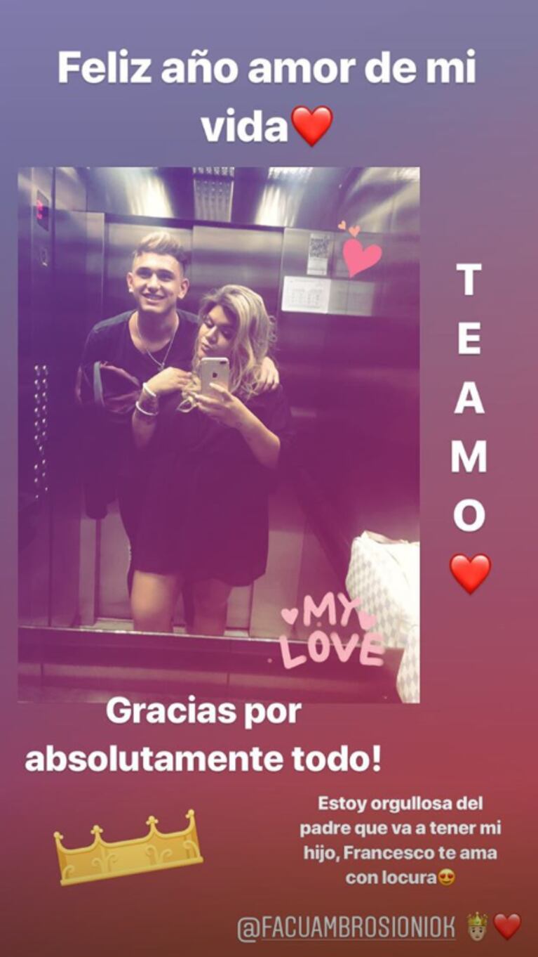 El mensaje de More Rial por su primer aniversario con Facundo Ambrosioni: "Feliz año, amor de mi vida"