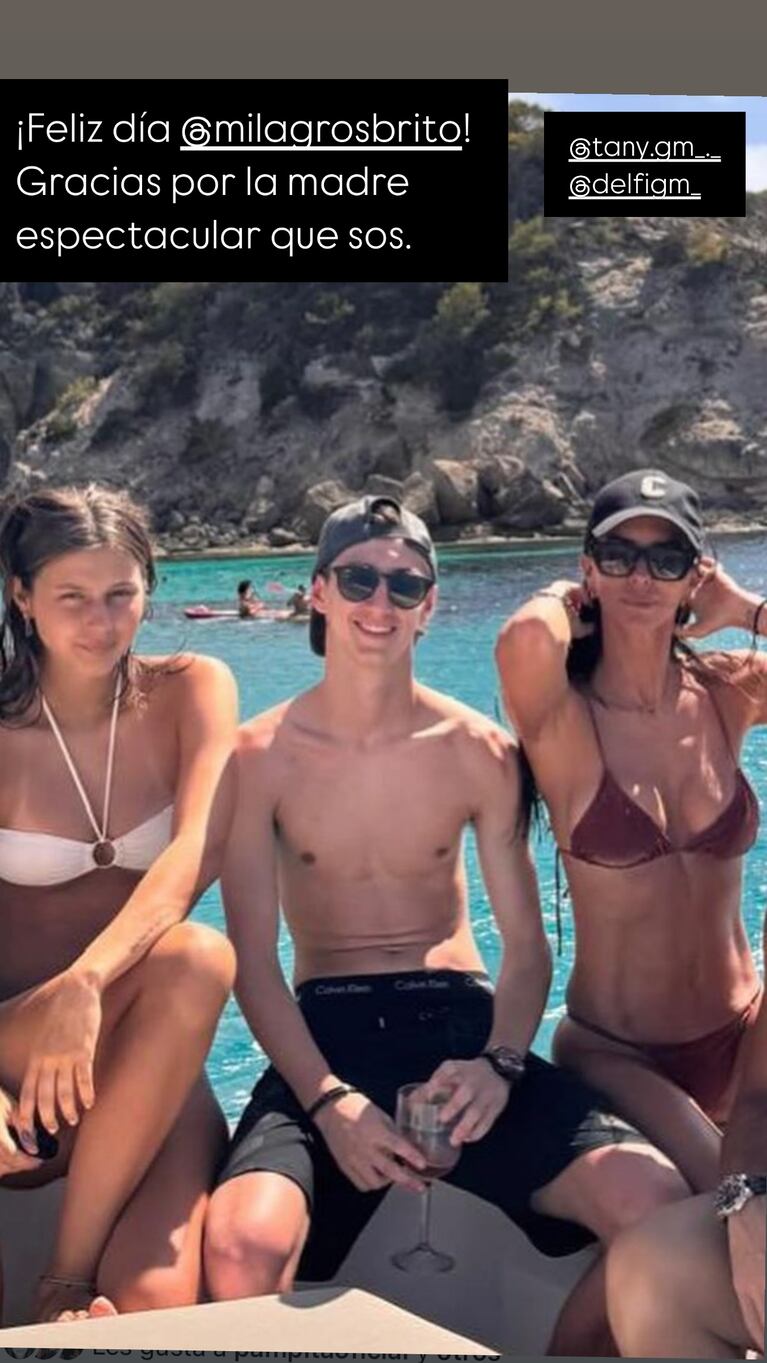 El mensaje de Roberto García Moritán a Milagros Brito (Foto: Instagram)