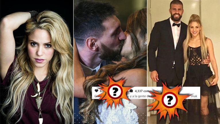 El mensaje de Shakira tras la boda de Messi y Roccuzzo (Foto: Instagram y AFP)